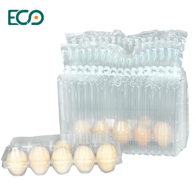 China Factory Sales Egg Tray Air Bag Bubble Solo Waterproof Shockproof Transparent Plastic Express Air Cushion Packaging for sale