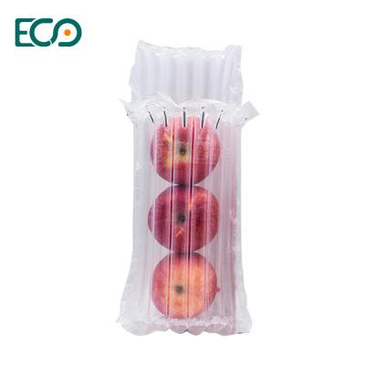 China Shockproof Clear Nylon Recycling Air Inflatable Bubble Film Packaging Materials for Fruits Protective Packing for sale