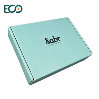 China Personalized Green Recycled Shipping Boxes Custom Logo Skincare Mailer Box For Clothing Makeup zu verkaufen