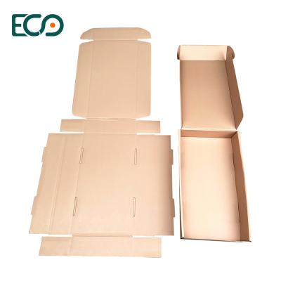 Κίνα Recycled Materials Printing Cardboard Mailer Box Custom Logo 3 Ply Corrugated Box With E Corrugated Groove Apparel Shipping Box προς πώληση