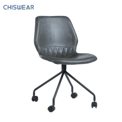 China Designer Living Room Chairs by Slipcovered Chiswear with Semi-PU and Matte Black Color Metal Base for sale