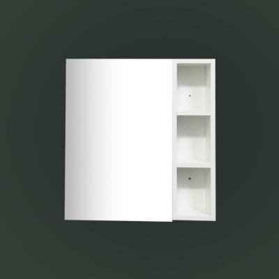 China Environmental Friendly Wall Mounted Chiswear Mirror Bathroom Cabinet With Side Cabinet For Home And Hotel for sale