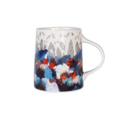 China Viable Arttangent Fields Series Coffee Mugs with Logo Ceramic Cups for sale