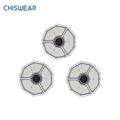 China Industrial Chiswear 120W Led Lights Deformable Folding E27 UFO Shape Ceiling Mount Workshop Lamp for sale