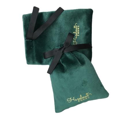 China 2021 Source Manufacturer New Shock Resistance Fannelette Bag Jewelry Customized Cosmetics Holding Bag Velvet Package Pouch for sale