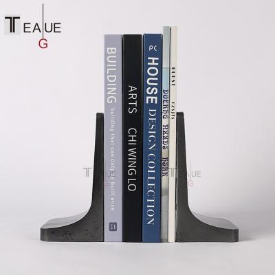 China Modern Simplicity Modern Home Study Room Book Clip Metal Book Magazine Bookends for sale