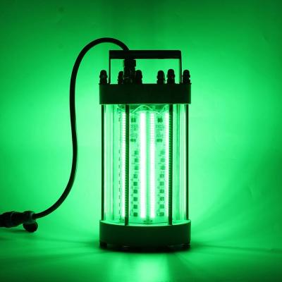 China Aluminum+Acrylic glass+LED fish light 1000W LED fish luring light Underwater attracting fish lamp green-blue white color for fishing boat for sale