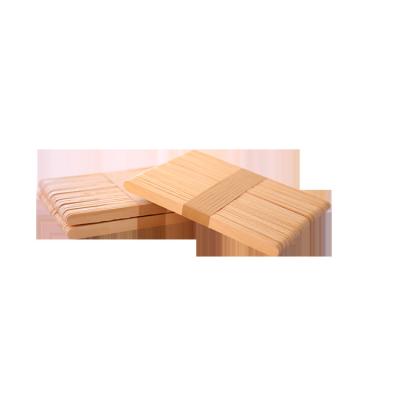 China Custom Stocked Printed Disposable Wooden Ice Cream Stick Craft Popsicle Sticks for sale