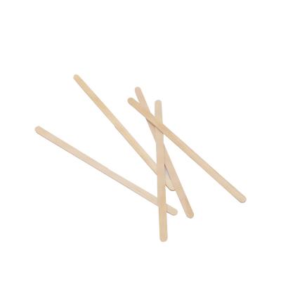 China Sustainable disposable wooden tea coffee stir bar sticks14cm /19cm for sale for sale