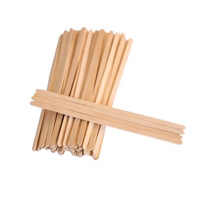 China Sustainable Drink Stirrers Stick For Beverage Quality Splinterless Birch Wood Biodegradable Stir Coffee Wood Instant Bamboo Stick for sale