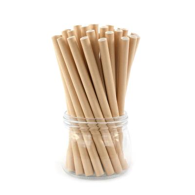 China Drinking Tool Food Grade Diagonal Cut Eco - Friendly Disposable Paper Straw for sale