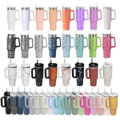 China Viable Customize 30oz 40oz Adventure Fire Extinguisher H2.0 Flowstat Double Wall Stainless Steel Vacuum Insulated Travel Mug With Handle for sale