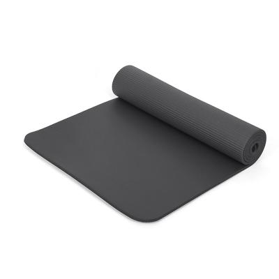 China Non-slip Gym Equipment Gym Equipment Non-Slip Eco Friendly Logo Exercise Skid Waterproof NBR Yoga Mat For Man for sale