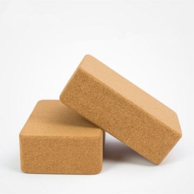 China Eco-Friendly Organic High Density Cork Yoga Block And Bricks Fitness Sets Hot Sale for sale