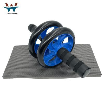 China Wholesale Gym Ab Rolls Abdominal Trainer Wheel Fitness Equipment Roller Exercise Gym Equipment Color Box Customized Logo Accept for sale