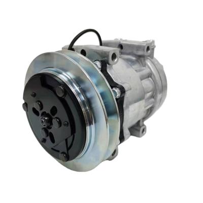 China Construction machinery AC compressor AKT7H13 suitable for air conditioning compressor of excavator in kobelco 27x18.5x19.5cm for sale