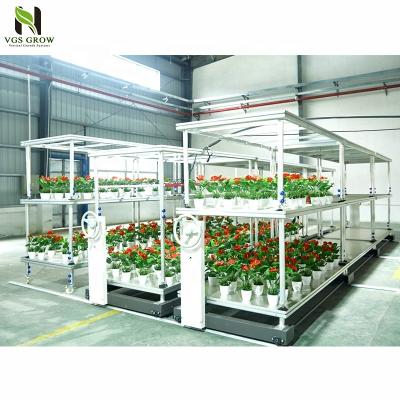 China Indoor Planting Aluminum Vertical Grow Rack Hydroponic Grow System Part Design for sale