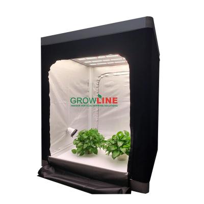 China Easily Assembled Professional 4' x4 HID Full Hydraulic Indoor Grow Tent System With LED Grow Light for sale