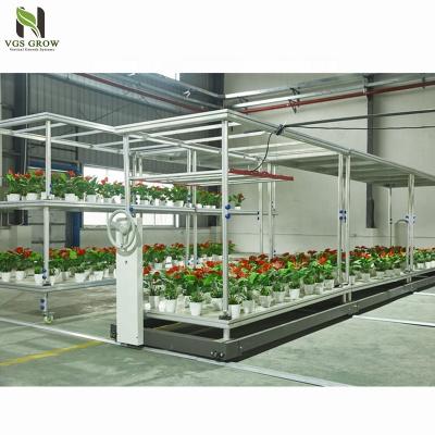 China Indoor Planting Room Indoor Mobile Grow Rack Hydroponic Growing System For Sale for sale