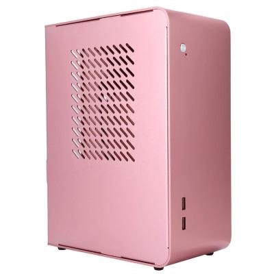 China With High Quality Customized Pink Fan Color Itx Game RGB Computer Case for sale