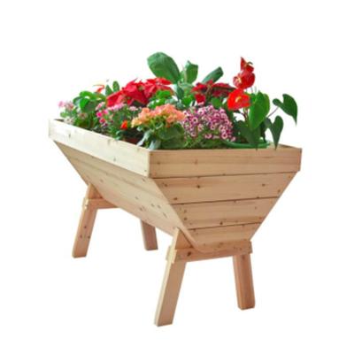 China Modern Hot Selling Planter Raised Sense Bedding Home Vertical Wooden Pots And Garden Planters Raised Bed for sale