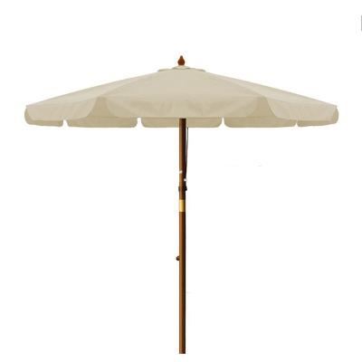 China Patio\Garden\Wholesale Outdoor Wooden Umbrella\Hotel\Beac Good Quality Patio Umbrella Garden For Restaurant for sale