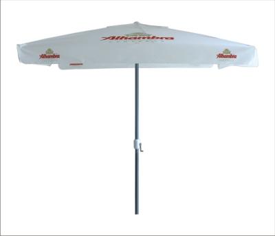 China Large Size Outdoor Outdoor Garden Furniture Patio Umbrella Square Sun Beer Umbrella for sale