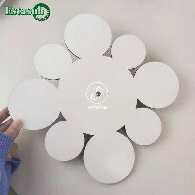 China LUMINOVA Morden Sublimation MDF Wall Clock for Home Decor for sale