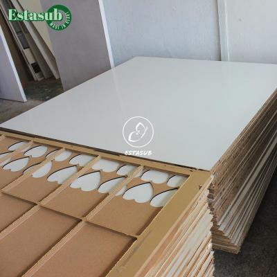 China Estasub 3mm Sublimation Hardboard Moisture Proof White MDF For Heat Transfer for sale