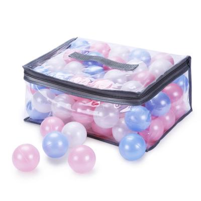 China Soft Toy Plastic Pearl Color Balls for Babies and Kids Playhouse Play Tent Park Playground Pool Party Decoration Pit Ball Pit Ball for sale