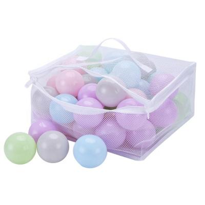 China Smooth Surface And No Burr Balls Bulk Makaron Mix Color Soft Plastic Balls For Ball Pit Playpen for sale