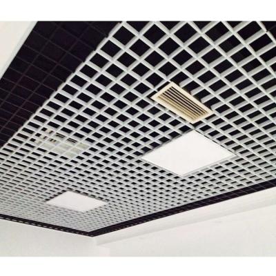 China Modern Popular Artistic Ceilings Architectural Design Ceiling Designs Aluminum Cladding Grid Ceiling for sale