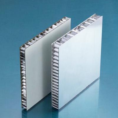 China Modern Decoration Building Materials Fireproof Coating Ceiling PVC Curved Aluminum Honeycomb Panel for sale