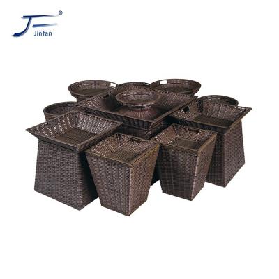 China Customized double-sided supermarket shop store promotion counter display fruit and vegetable display rack for sale