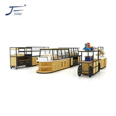 China Double-Sided Supermarket and Factory Outlet Rack Display Rack Bakery Bread Customized Candy Display Stand 1) Supermarket 2)stores for sale