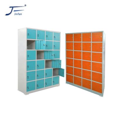 China 24 Doors Safe Steel Locker Parcel Storage Cabinet Locker Supermarket Customized Luxury 24 Doors Supply Senior Staff Locker for sale