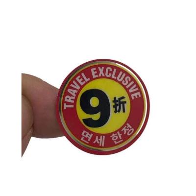 China Custom Market Product Price Discount Label Sticker Waterproof for sale