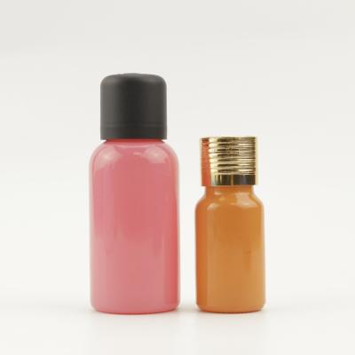 China Odm Recyclable 20ml Light Pink Cosmetic Oil Bottles Glass Packaging Skincare for sale