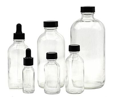 China Claro Amber Glass Cosmetic Oil Bottles de MSDS para la descripción del aceite esencial en venta