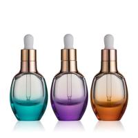 China Essential Oil Glass Cosmetic Bottle 15ml 30ml LA MER Same Model for sale