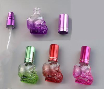 Chine les bouteilles en verre vides formées par crâne de vernis à ongles 15ml pulvérisent la couleur de gradient à vendre