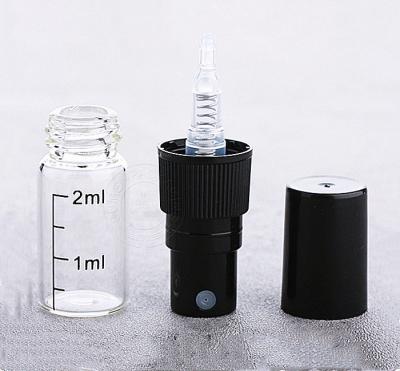 China OEM Empty 3ml Glass Perfume Bottle Square Round for sale