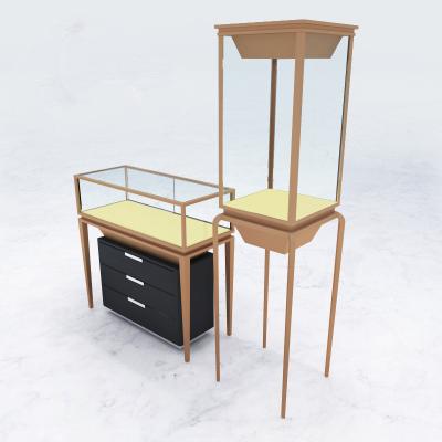 China MDF Factory Jewelry Showcase Jewelry Display Stand Jewelry Display Cabinet For Shops for sale