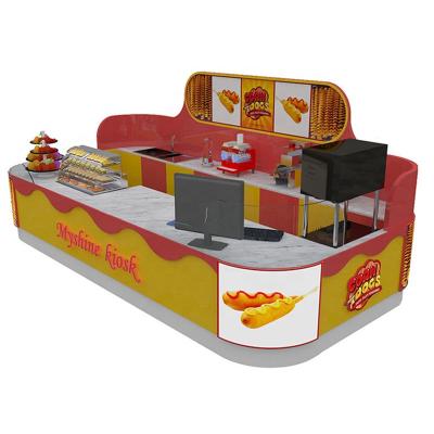 China Food Factory Vending Hot Dog Kiosk Fast Food Kiosk Customized Kiosk Food Kiosk For Knackwurst/Bacon for sale