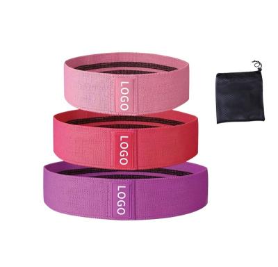 China High Elasticity Booty Bands Resistance Bands For Legs And Butt Non Slip Exercise Bands for sale