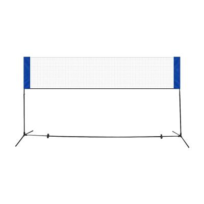 China Portable Foldable Badminton Tennis Volleyball Set Post Net Frame for sale