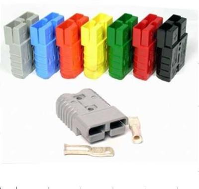 China Conector de batería bipolar de la carretilla elevadora de SC50 600V 50A, conector de poder de la carretilla elevadora IP20 en venta