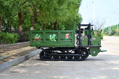 중국 1500kg 수압 덤핑 고무 트럭 로더 산림 기계 1-20km/H GF1500c 판매용