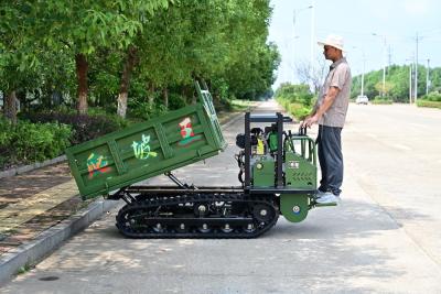 China 2000 kg langlebiger Mini-Ladegerät, Gleisfahrzeug, Crawler-Dumper, Ölpalmenplantage zu verkaufen