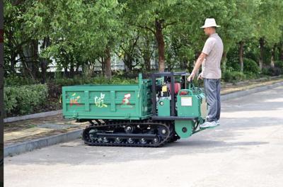 China Hergestellt 1 Tonnen Crawler-Dumper Gummi-Truck für Palmöl Crawler-Dumper verwendet zu verkaufen